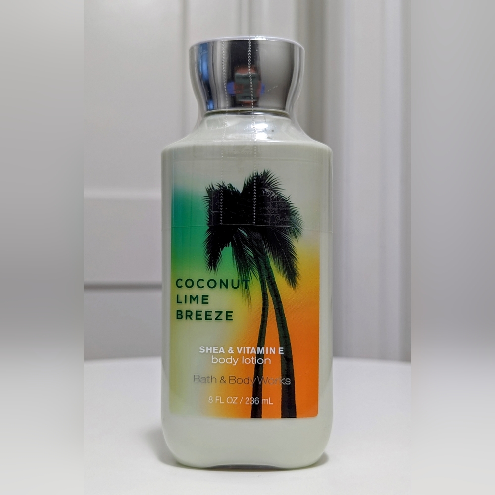 Bath and Body Works Shea and Vitamin E Body lotion- Coconut Lime Breeze-rare!